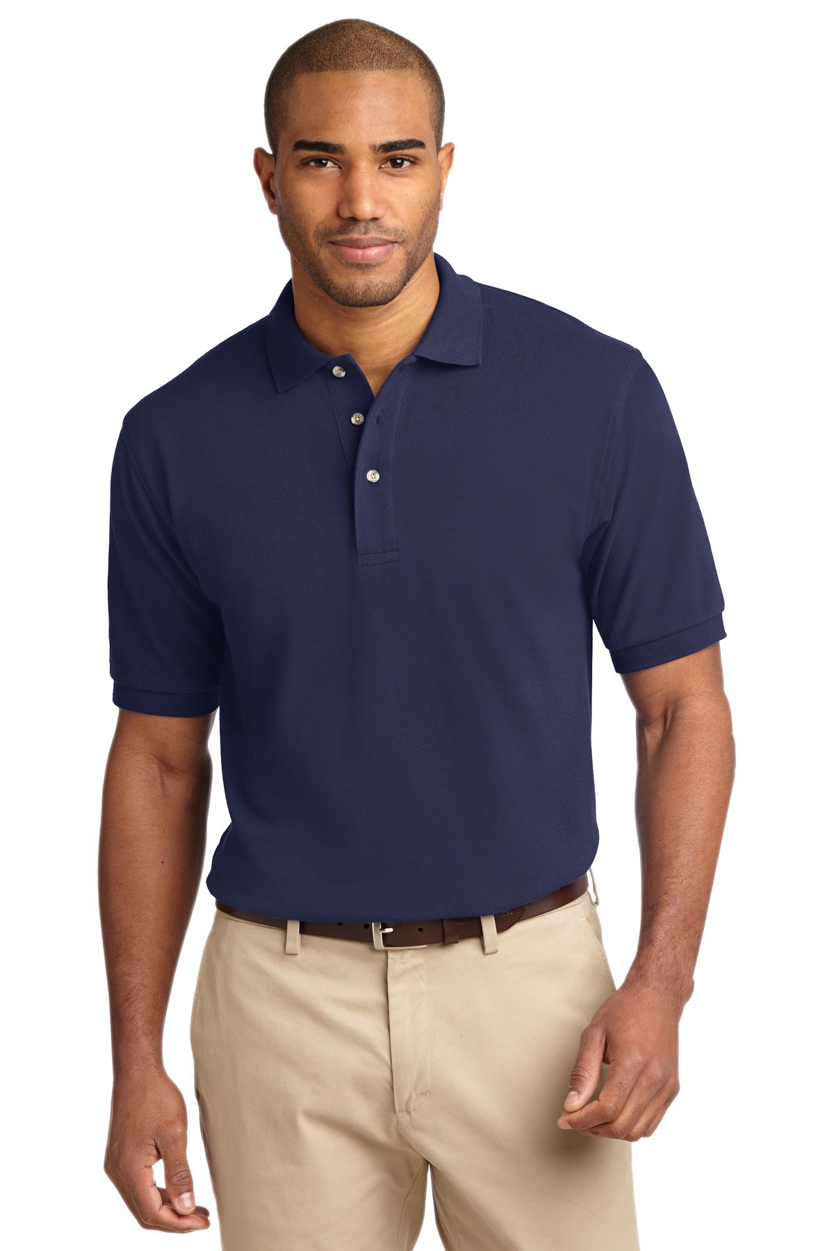 Polos/Knits Navy Port Authority