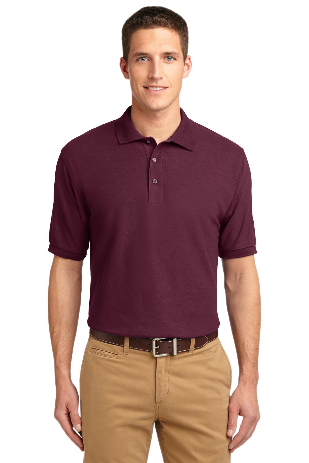 Polos/Knits Burgundy Port Authority