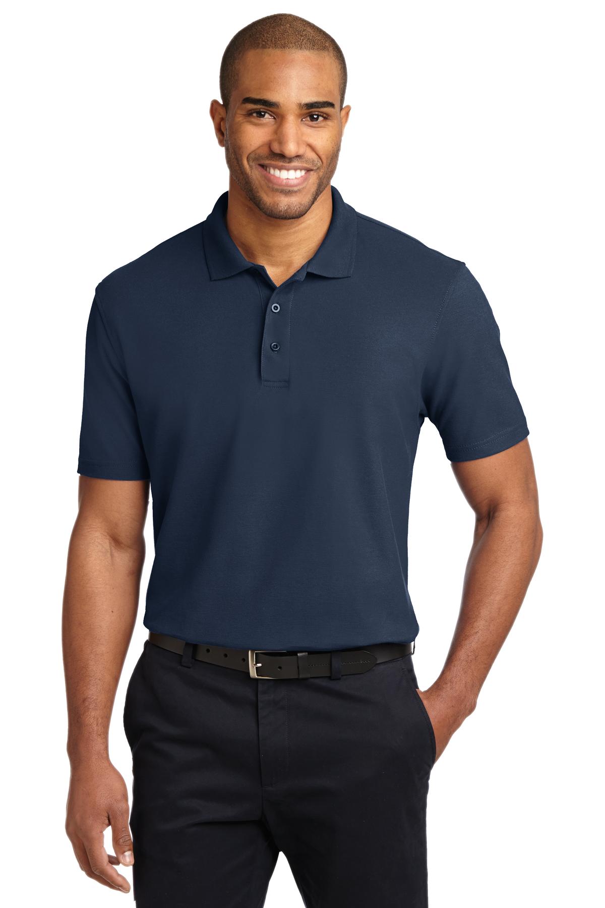 Polos/Knits Navy Port Authority