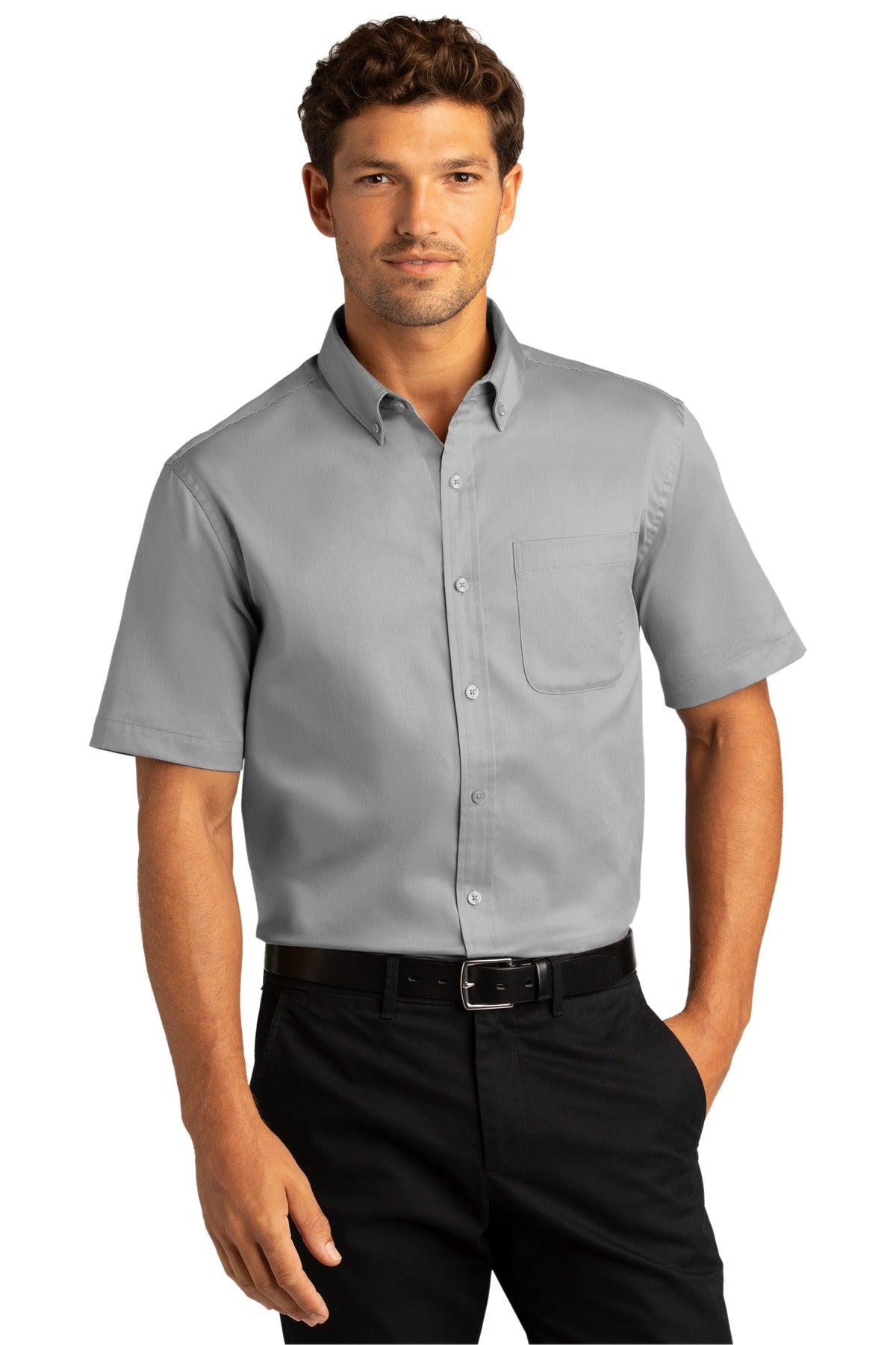 Polos/Knits Gusty Grey Port Authority
