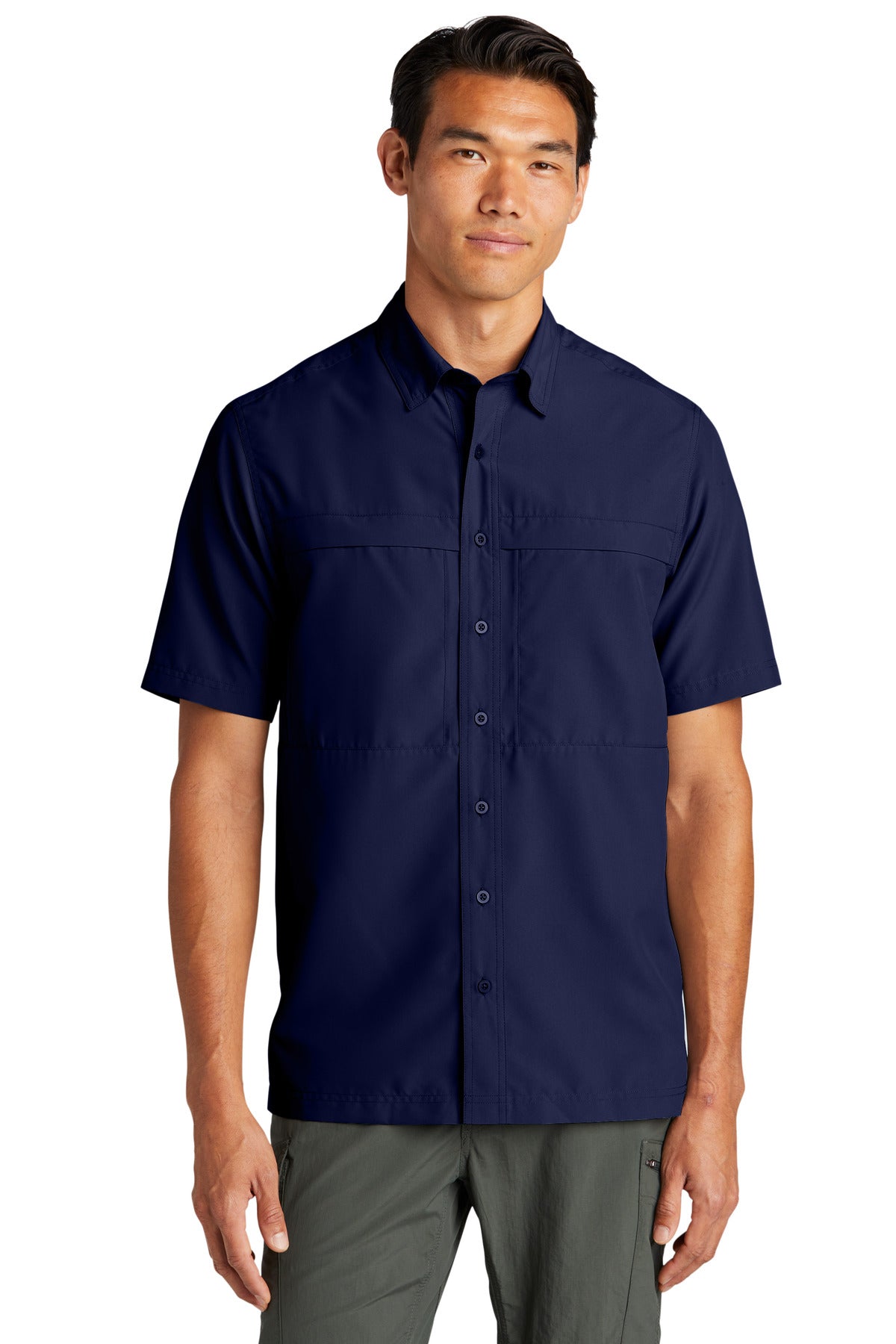 Woven Shirts True Navy Port Authority