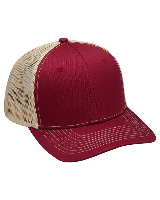 Headwear BURGUNDY/ KHAKI OS Adams